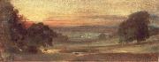 John Constable The Valley of the Stour at Sunset 31 October 1812 oil painting reproduction